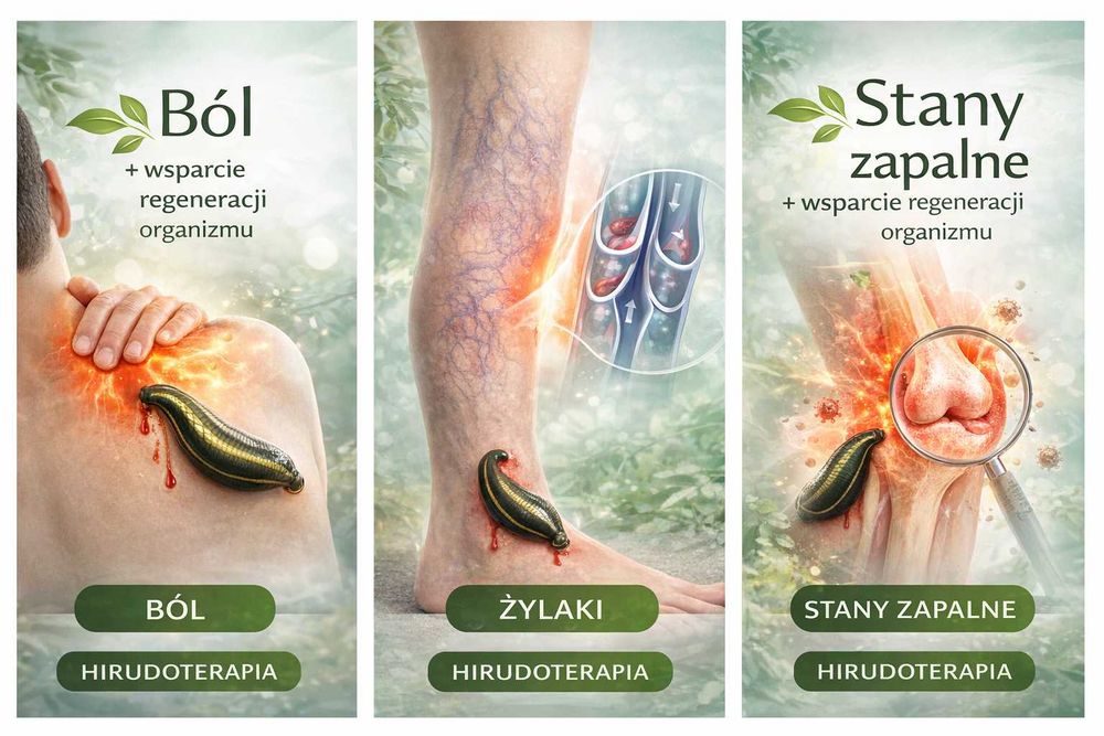 Hirudoterapia | Pijawki medyczne | Naturalna regeneracja