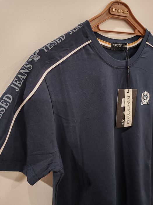 T-shirt Homem Azul Marinho