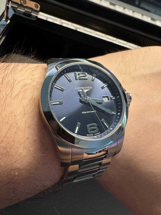 Годинник Longines Conquest 41mm L3.759.4.96.6