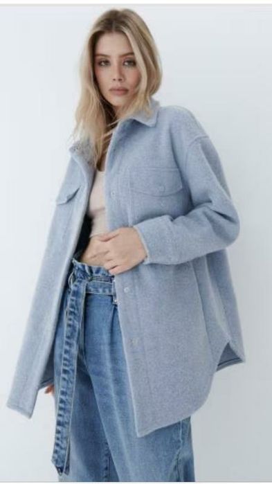 Нове пальто сорочка,куртка сорочка,подовжена тепла сорочка