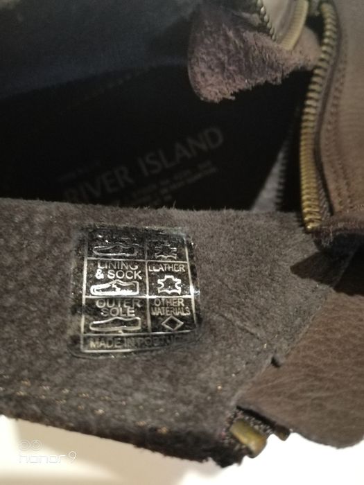 Мужские ботинки River Island кожа