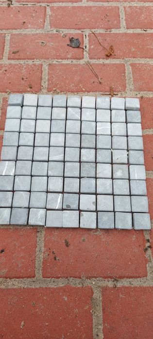 Mozaika kamienna dekory  30x30 marmur naturalny  lawa wulkaniczna