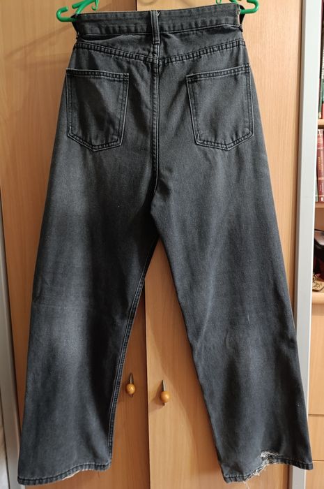 Baggy black jeans