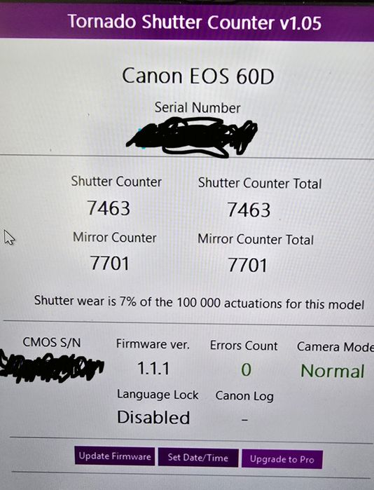 Canon 60D 8K ideał z etui Kata