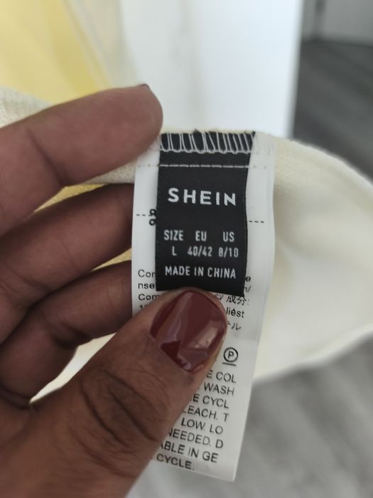 Casaco Branco Shein