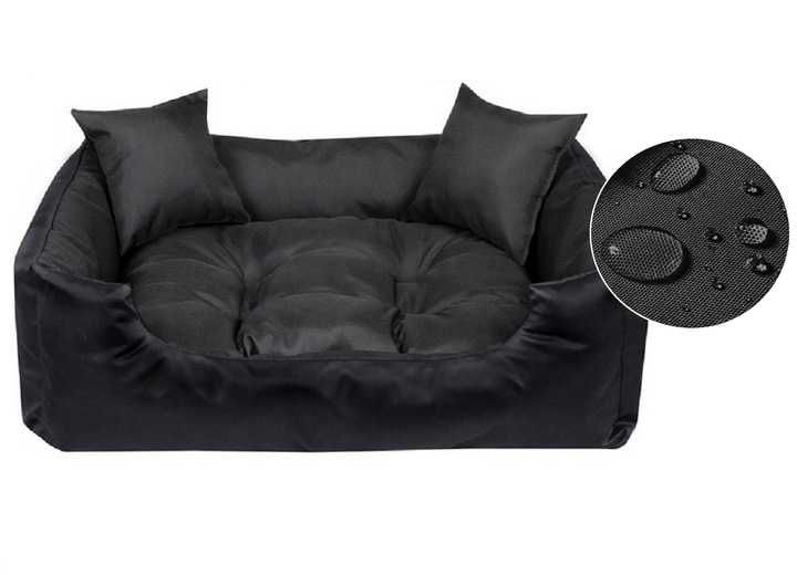 Legowisko dla małego psa kota czarne 55x45 kanapa