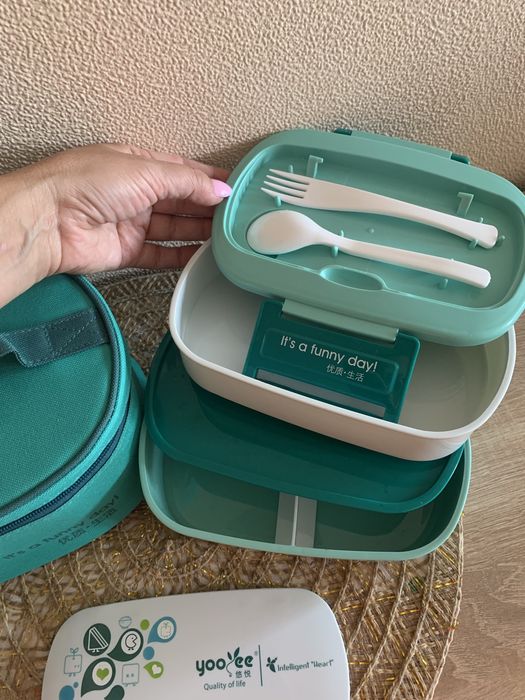 Термосумка  термос с контейнерами для еды