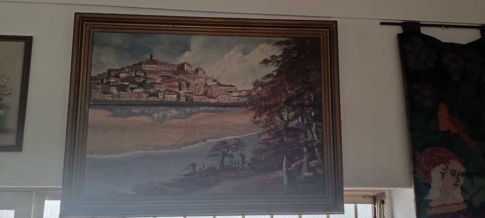 Pintura a óleo sobre tela