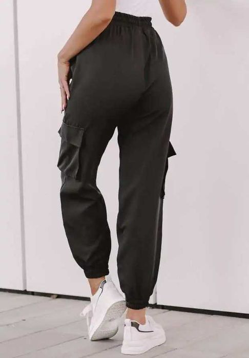 Spodnie Damskie, Joggery Mylo, Czarne