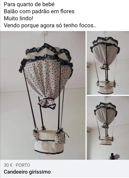 Candeeiro bebé lindo