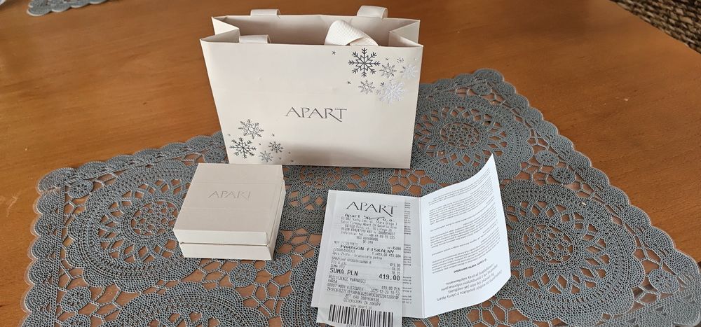 Złota bransoletka apart 585 nowa