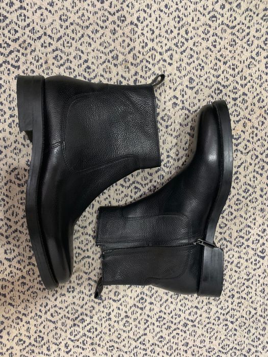 Черевики Zara високі з блискавкою збоку