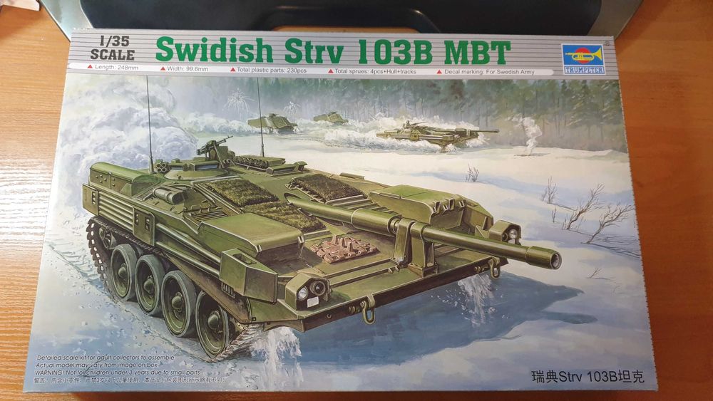 Сборная модель, 1/35 Trumpeter Strv 103B