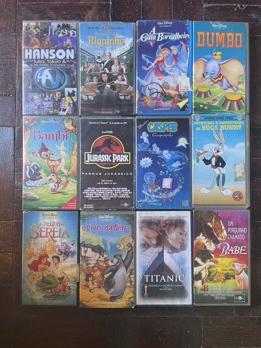 Cassetes VHS 90’s