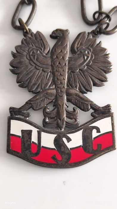 Medal Oznaczenie USC łańcuch