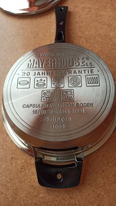 Сковорода -сотейник из нержавеющей стали MAYERHOUSE. 900гр.