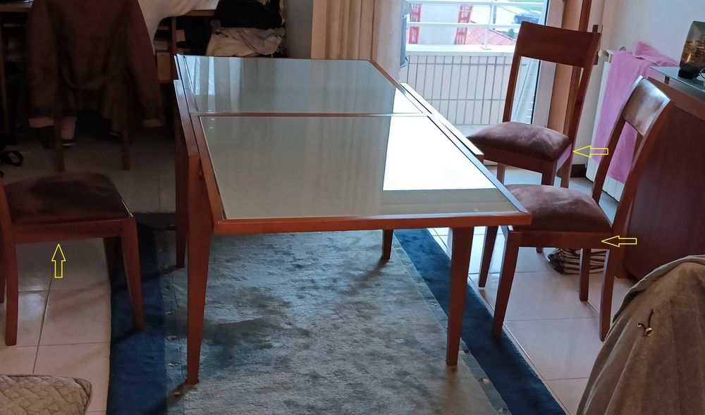 Mesa e 6 cadeiras - Sala