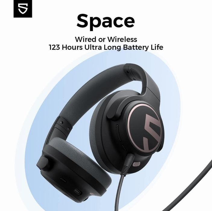 Soundpeats Space Bluetooth навушники Cove Pro повноразмірні Hi-Res Space Pro