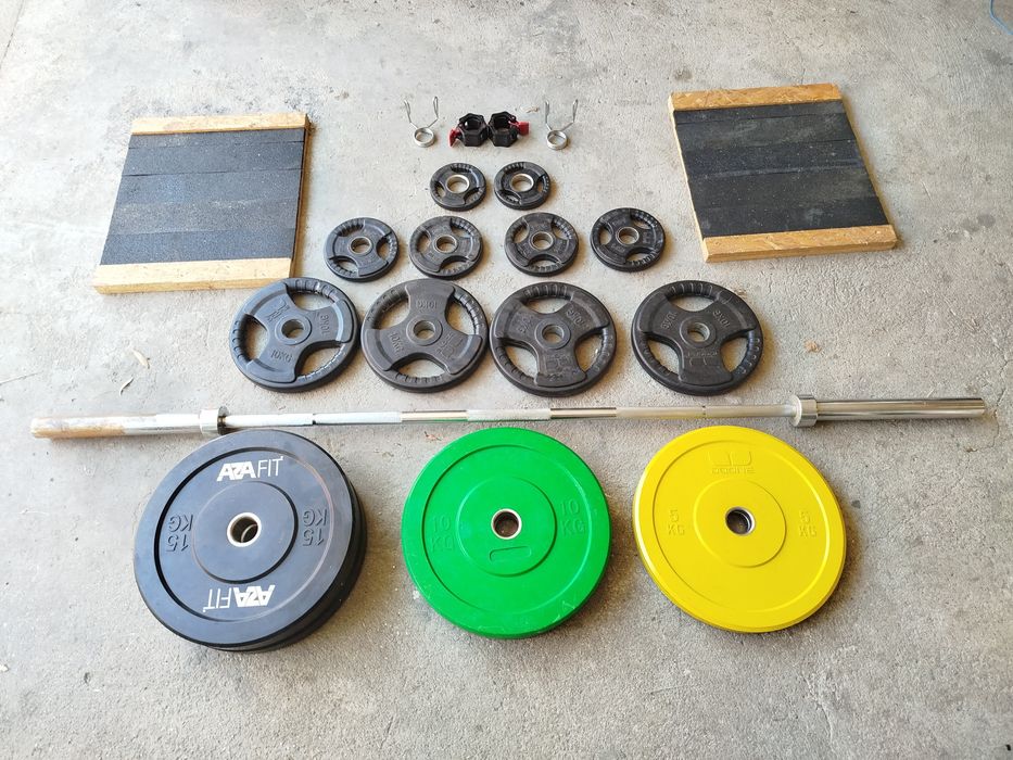 Kit Completo de Alterofilismo 132,5kg