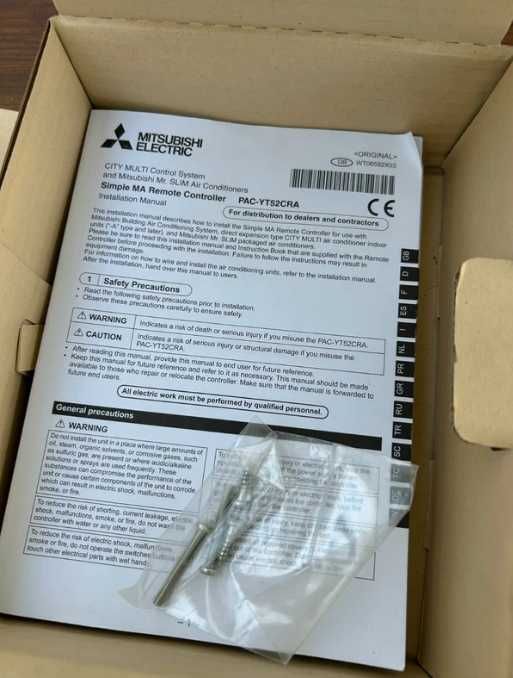 Termostato Digital PAC-YT52CRA Mitsubishi Electric