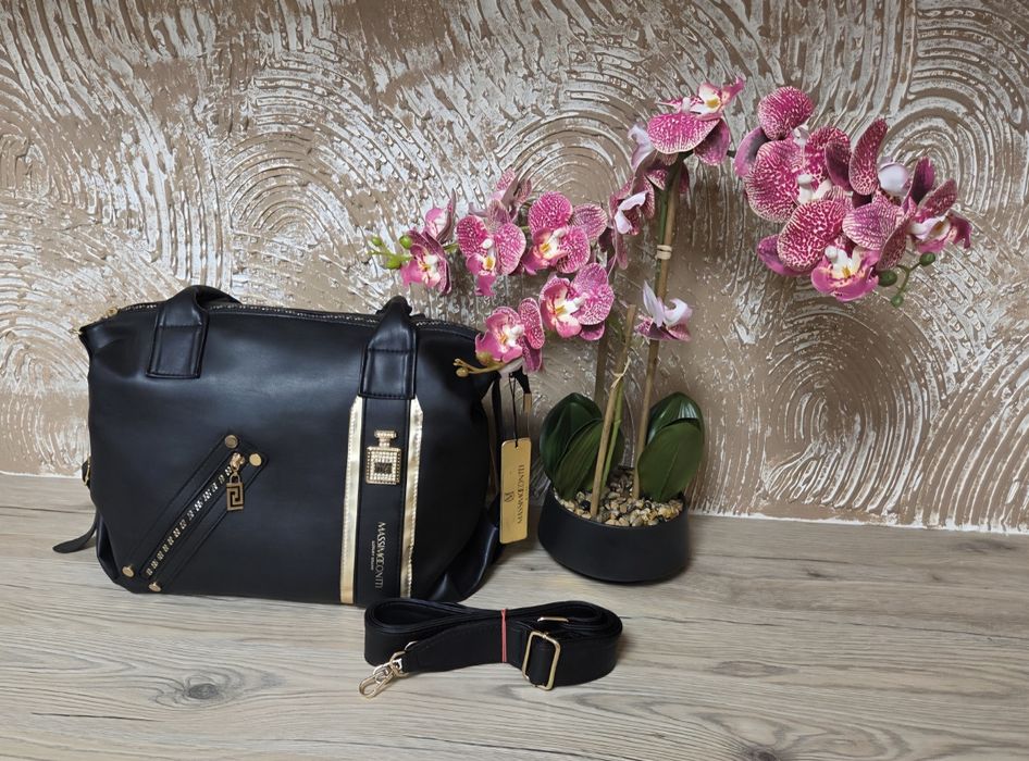 Torebka Massimo Contti Czarna Perfum 5