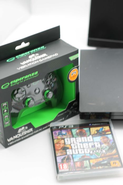 PS3 Slim CECH-2104A | Model poszukiwany | GTA V | Nowy Pad | Klasyk