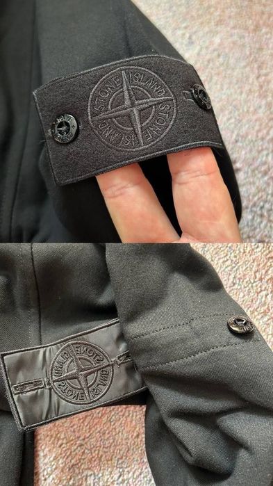 Світшот Stone Island Cotton stretch fleece Ghost Peace 610001 black