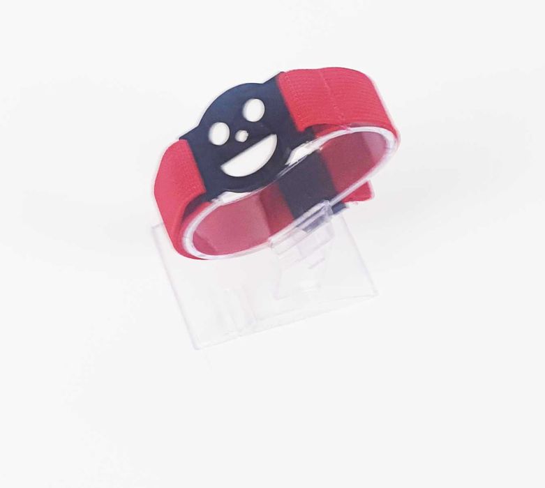 Opaska na sensor FreeStyle Libre 2 - Uśmiech - Czerwona -WYSYŁKA24