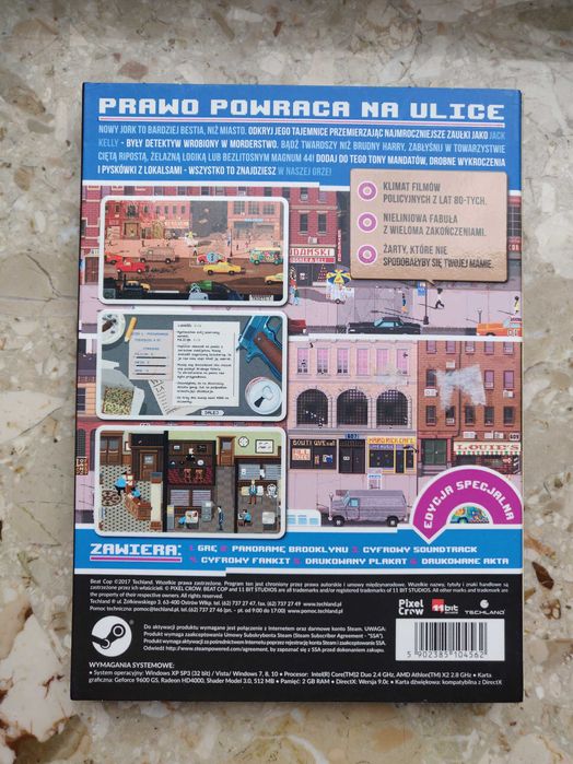 Beat Cop. Gra na PC. Pudełko