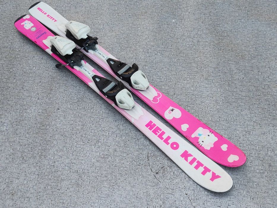 Juniorskie Narty HALLO KITTY 107 cm! Po serwisie