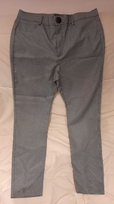 Calças xadrez Zara xxl