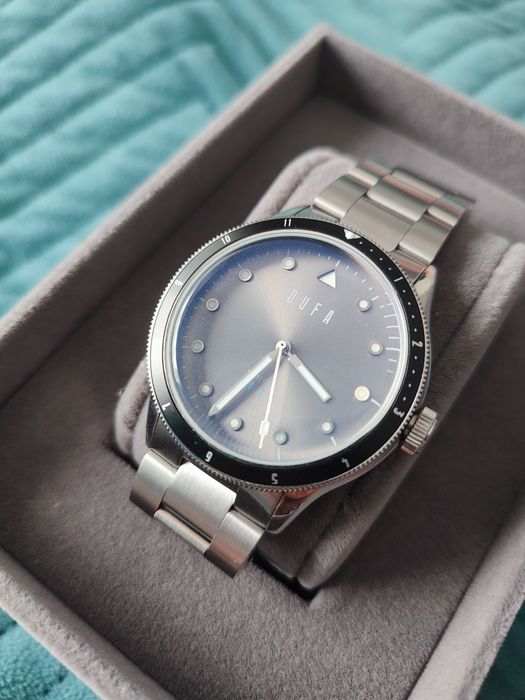 Zegarek diver Dufa DF-9035-33 Slate Grey VH31 meca-quartz komplet