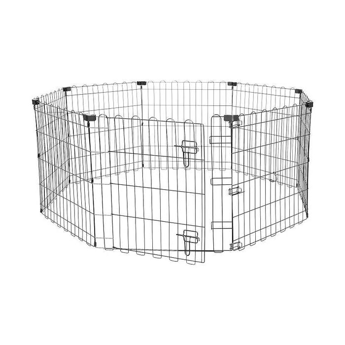 PORTES GRÁTIS - Parque de Metal Octogonal dobrável para cães