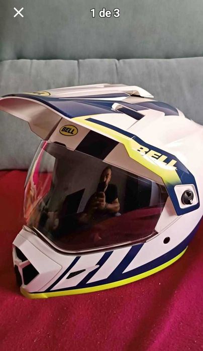 Capacete Bell como novo mx-9