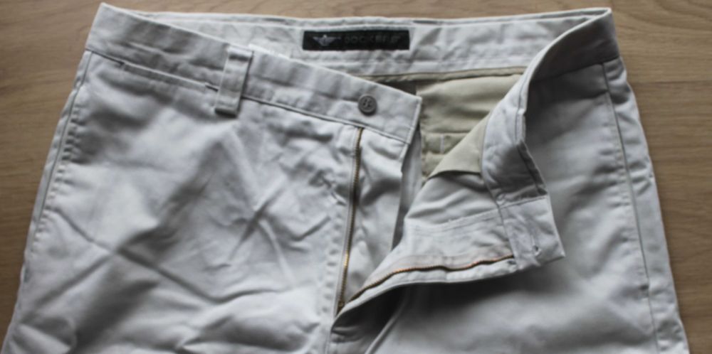 Calças Dockers Classic Fit Flat Front Chino vintage