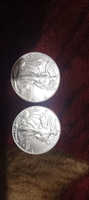 Срібні монети Орел 999 1 унція 2025 рік