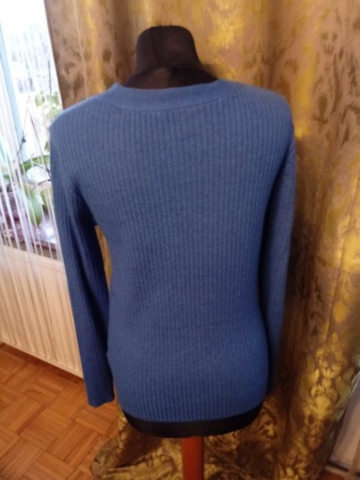 Sweter damski niebieski rozmiar 38 firma Shein