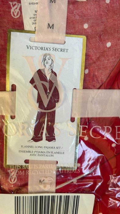 Піжама Victoria's  Secret фланель, розмір М