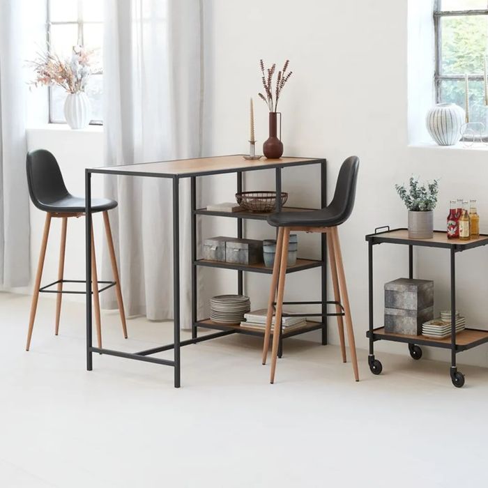 Продам барний стіл TRAPPEDAL 60x120 дуб/чорний