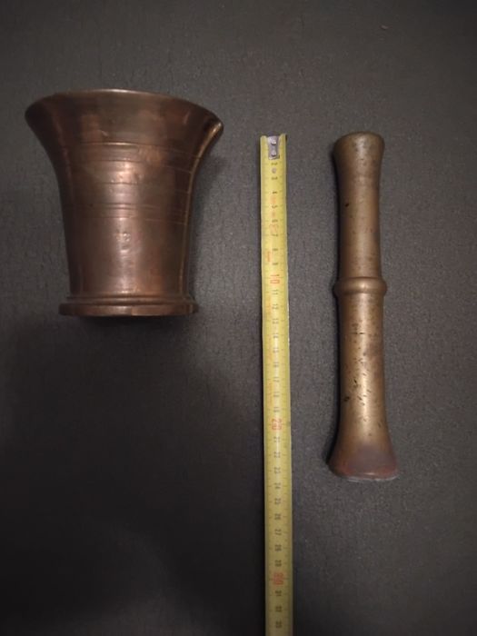 Ступка товкачка ,комплект бронза