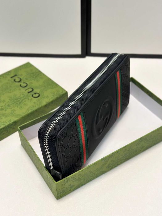 Carteira longa em pele mate Gucci