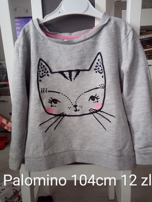 Bluza z kotem Palomino 104 cm