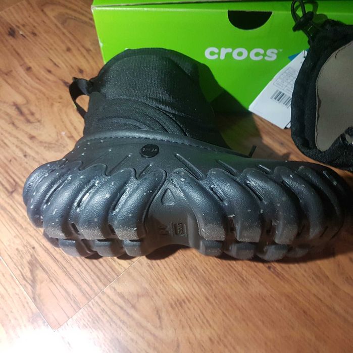 crocs echo boot z shield 37/38 kalosze śniegowce buty zima z suwakiem