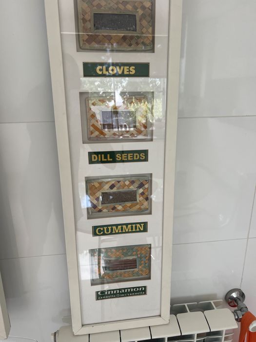 Quadro decorativos de especiarias