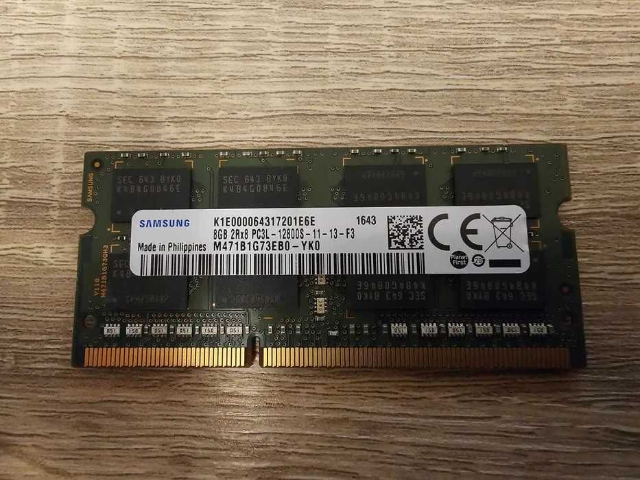 Samsung 8GB DDR3L SODIMM PC3L-12800S 2Rx8 1600MHz - pamięć RAM do laptopa