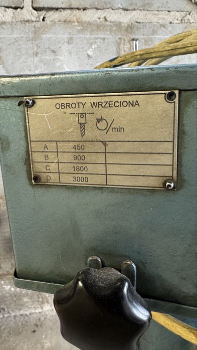 Wiertarka stołowa WS16 Zalejscy 400V 0,75 kW – przemysłowa