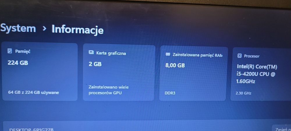 Laptop Asus - i5_2.6GHz/ GeForce_GT720M_2GB/ 8GB_RAM/ SSD_240GB