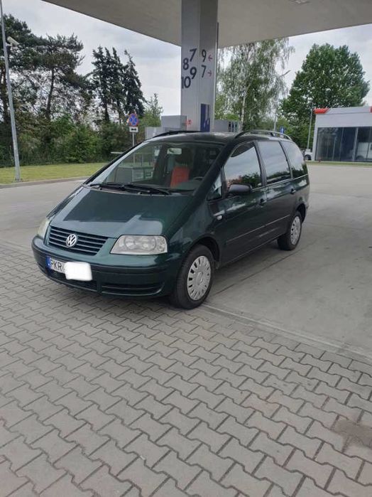 Volkswagen Sharan 7 miejsc benzyna gaz klima wspoma elektryka sprawny oszczędny