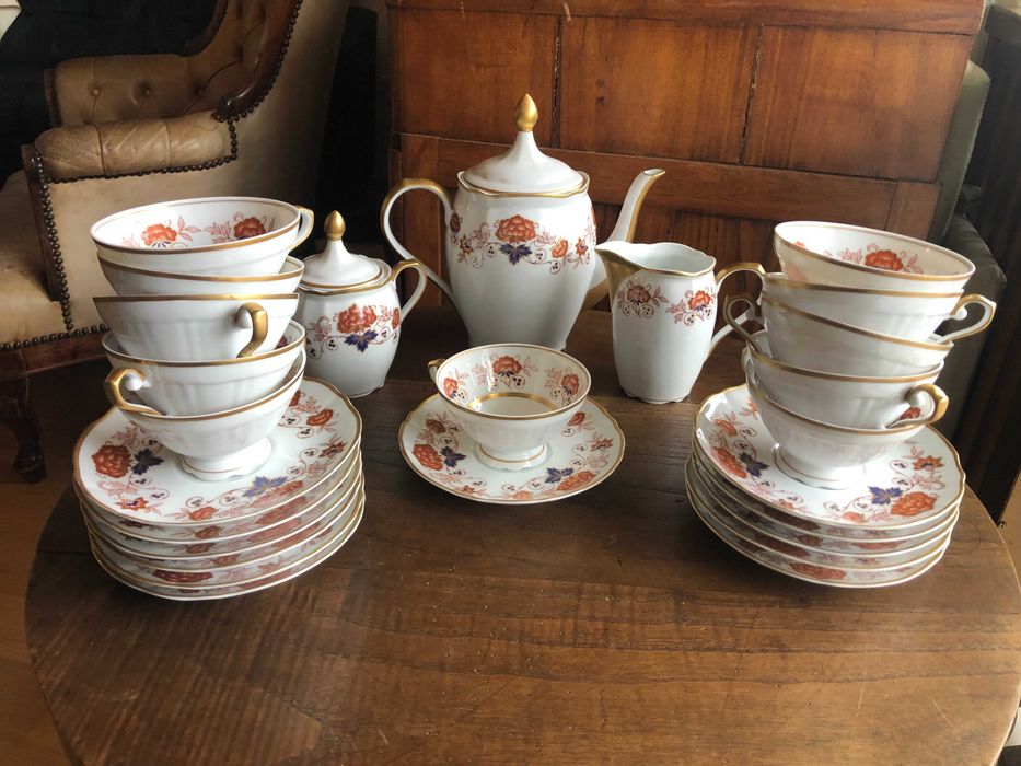 Serviço de chá porcelana SP Coimbra