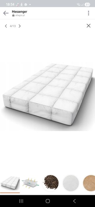 Materac 160x80x10
